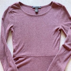 Forever 21 Burgundy Skater Dress